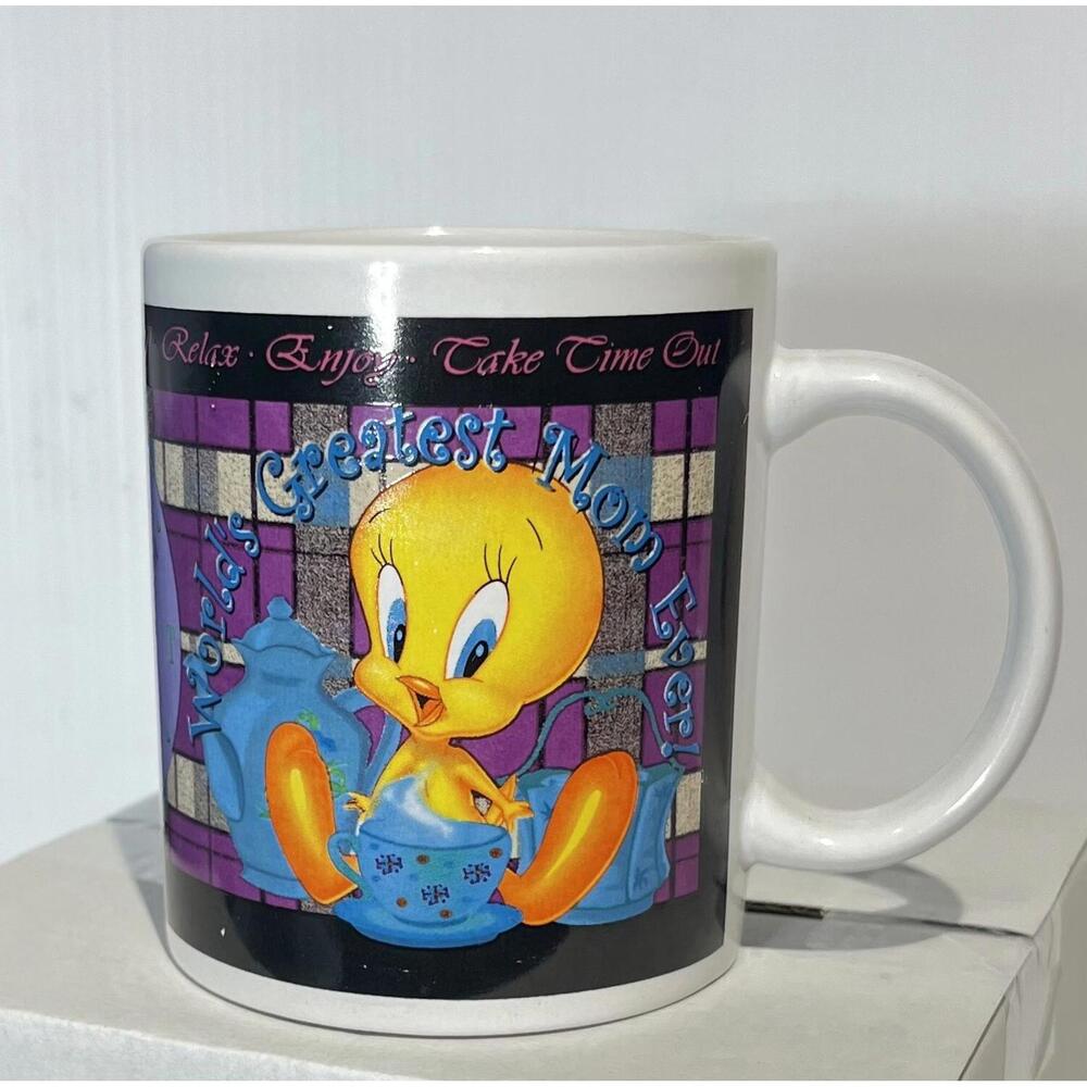 Looney Tunes Tweety Bird "World’s Greatest Mom Ever!” Coffee Mug Warner Bros.